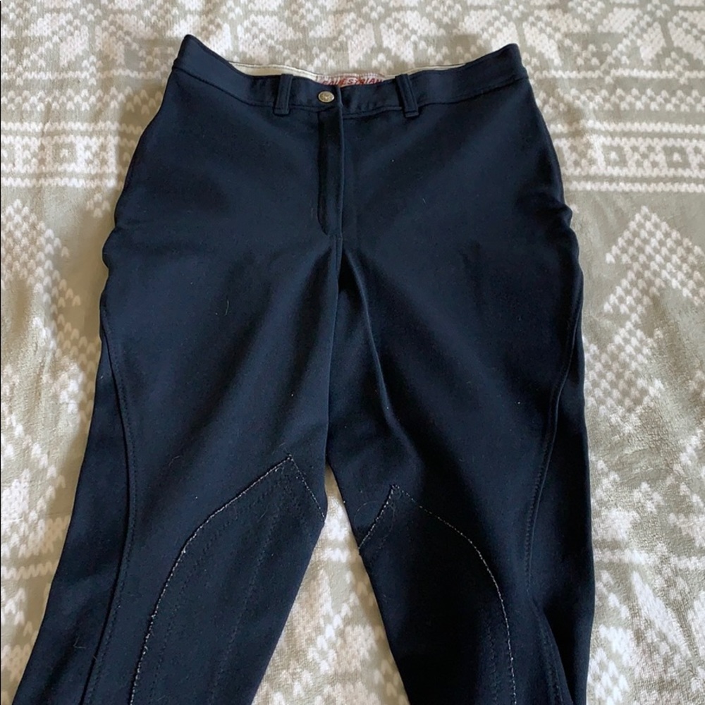 Navy blue riding pants